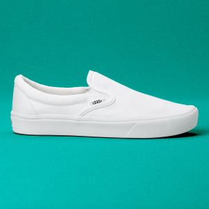 Vans Bayan Kaykay Ayakkabısı ComfyCush Slip-On Beyaz | 24609-781